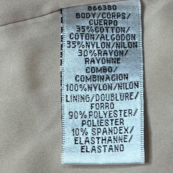 J S Collections 12 Formal Beige Lace Feminine Maxi Resort Wedding Event $248 - Picture 11 of 16